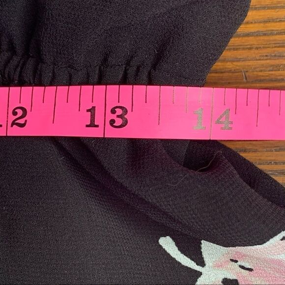 Ann Taylor Black & Pastel Off Shoulder Top - Picture 8 of 13